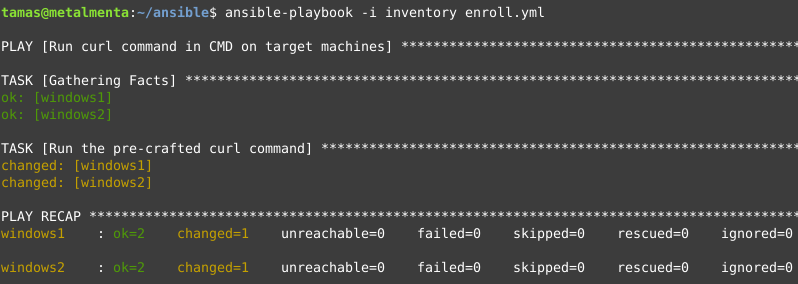 Enrolled NXLog Agent instances