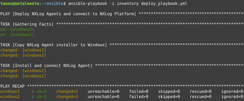 Deploy NXLog Agent instances