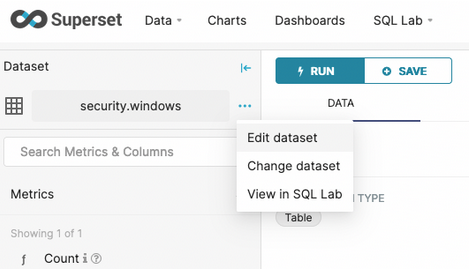 Edit Dataset